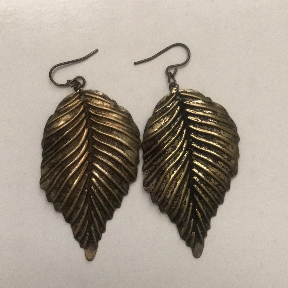 Gold Leaf Earrings